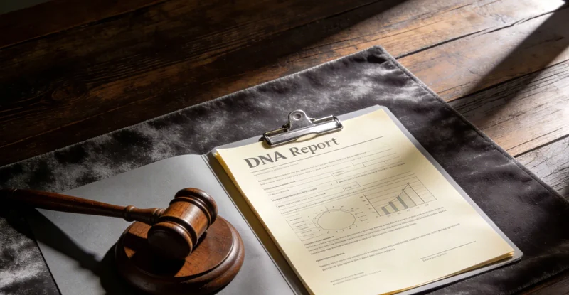 遗传咨询师正在向咨询者详细解读