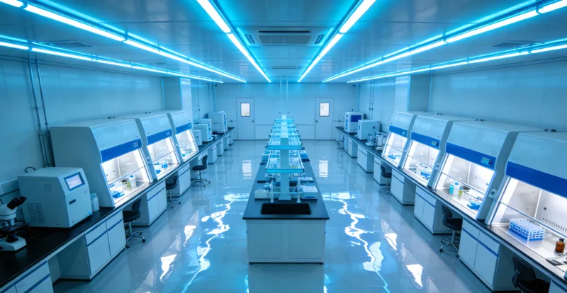 实验室技术人员正在操作mNGS