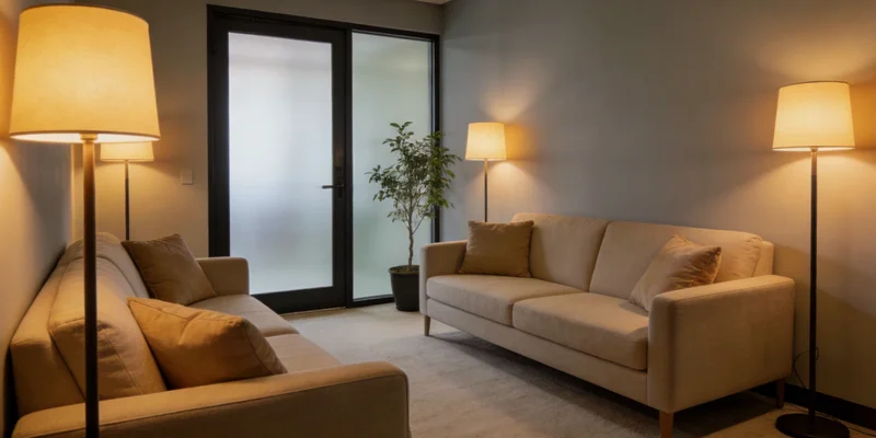 一位专业人士正在向客户耐心解释