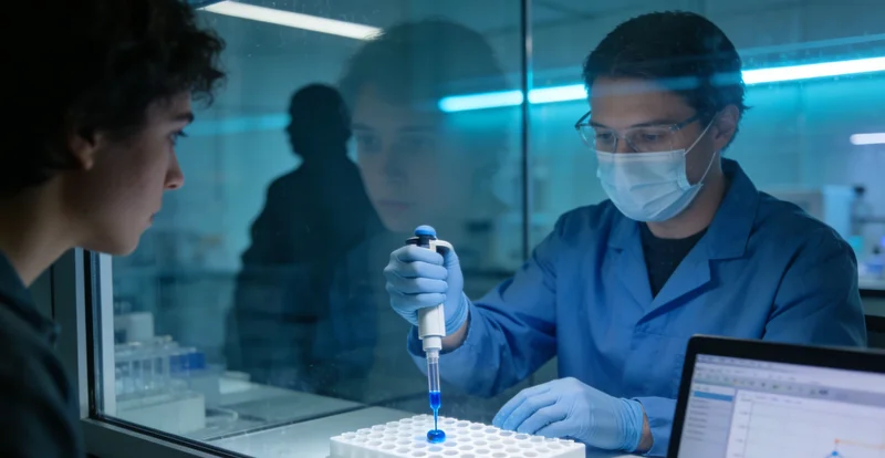 哈密某医院检验科内景，展现传统