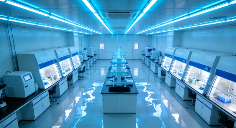 传统培养皿与现代化基因测序仪器