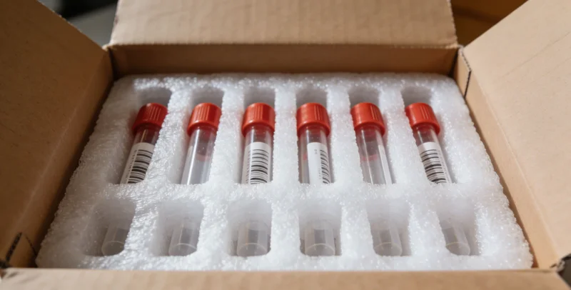 手持平板电脑查看加密健康报告,