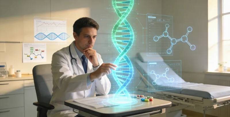 江门遗传分析师在电脑前分析解读