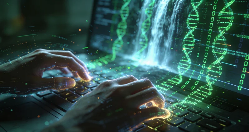 显微镜下显示的病原体与基因测序