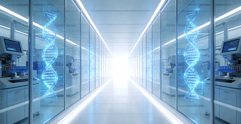 护士正在家中为客户进行无创采样