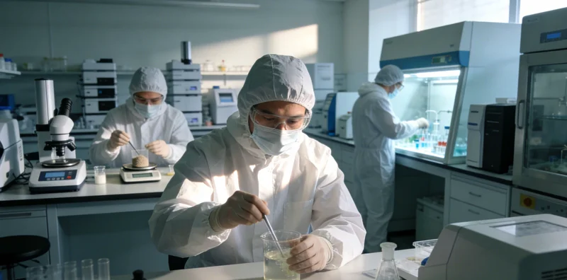 医生在分析基因检测数据报告