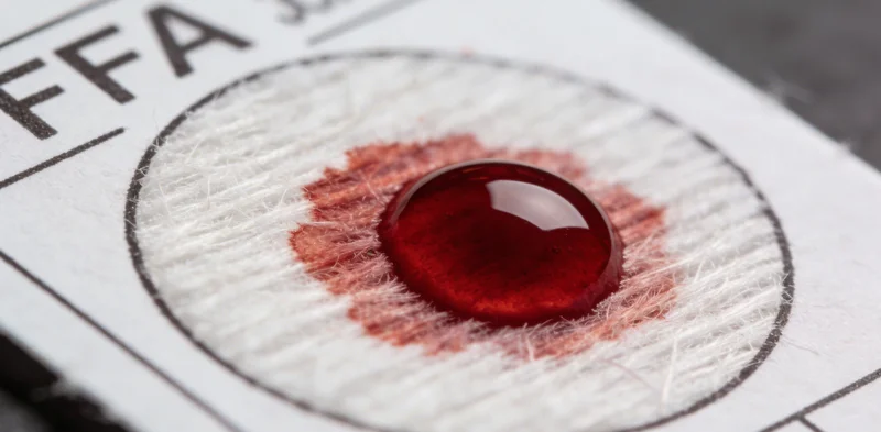 医护人员正在规范采集用于检测的