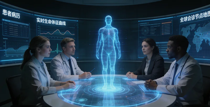 象征烟台未来耳聋基因治疗的科技