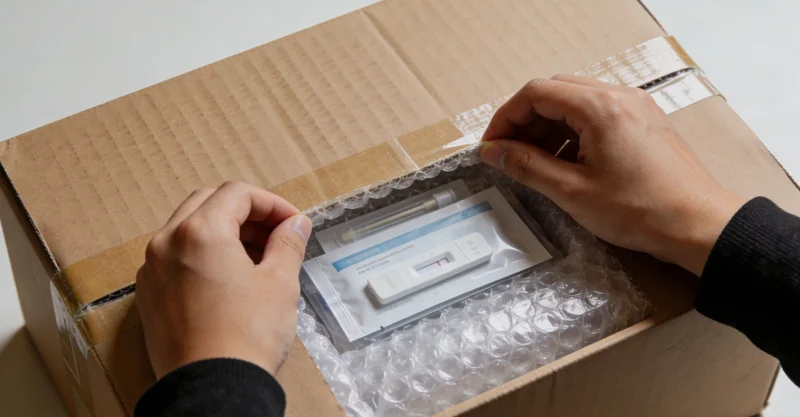 医生正在为患者进行胸腔穿刺术，