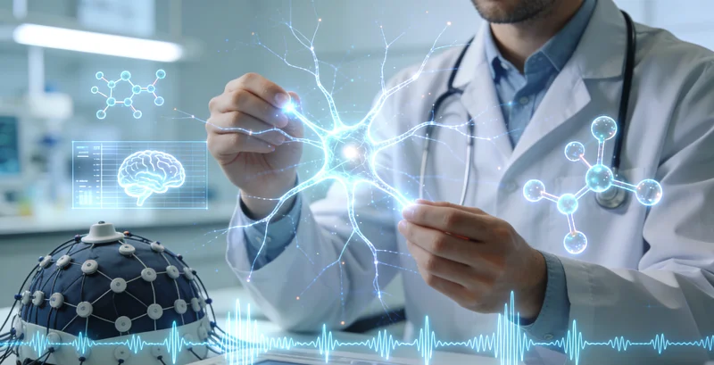 乌中旗医生与患者共同查看分子检