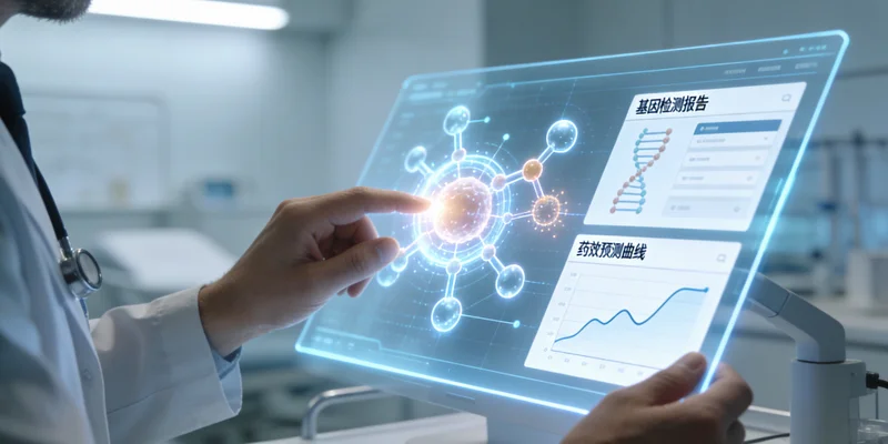 锦州家庭与医生共同查看基因检测