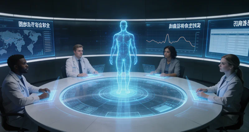 临夏州医院病理科医生在显微镜下