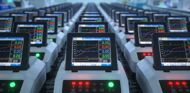 实验室中正在运行的高通量基因测