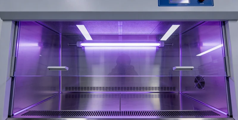 医生正在电脑前查看基因检测报告