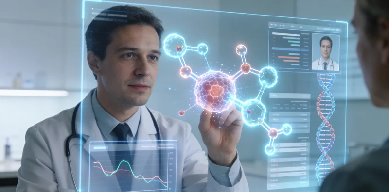 邹城医院医生与患者查看基因检测