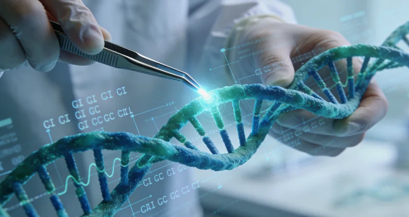 信阳分子诊断中心技术员在显微镜