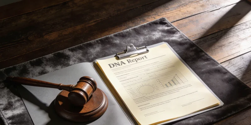 一个家庭围坐在一起，查看一份清