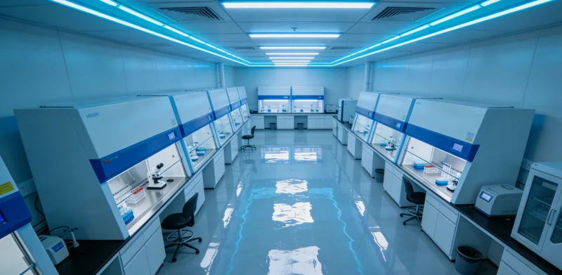 传统培养皿与现代化基因测序仪器