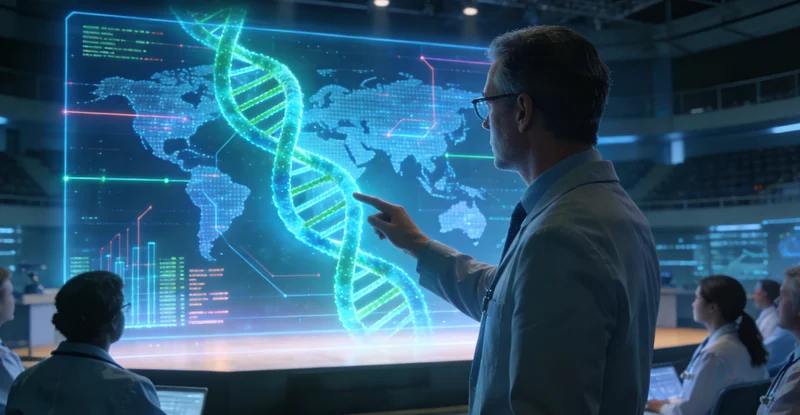 常德家庭在咨询室进行遗传咨询