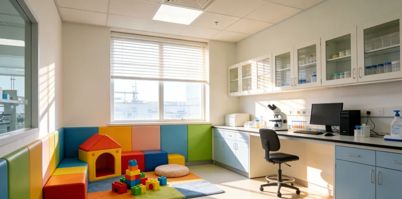 一位医生在ICU病房查看重症感