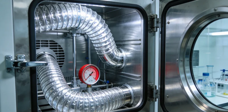 林业工作者在森林中作业,提示注