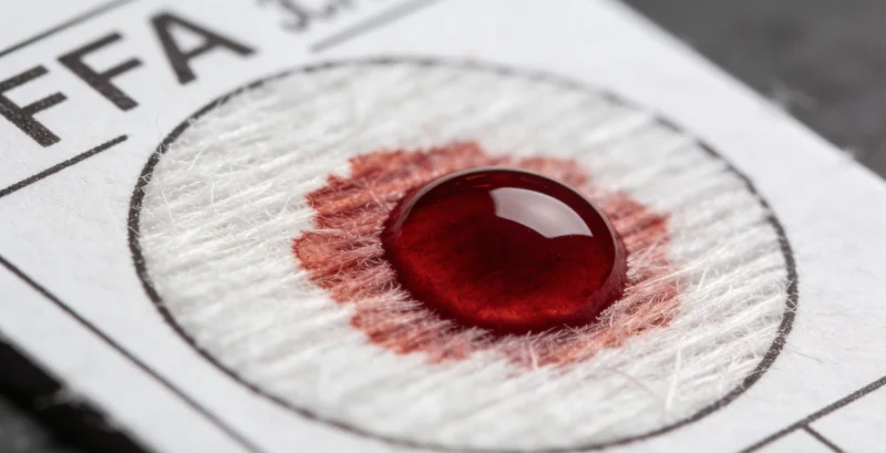 医护人员正在规范采集检测样本,