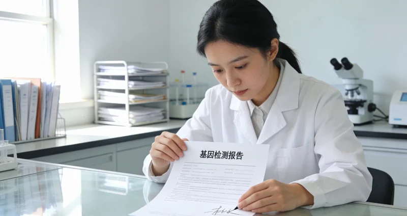 聊城耳聋基因检测报告样本示意图