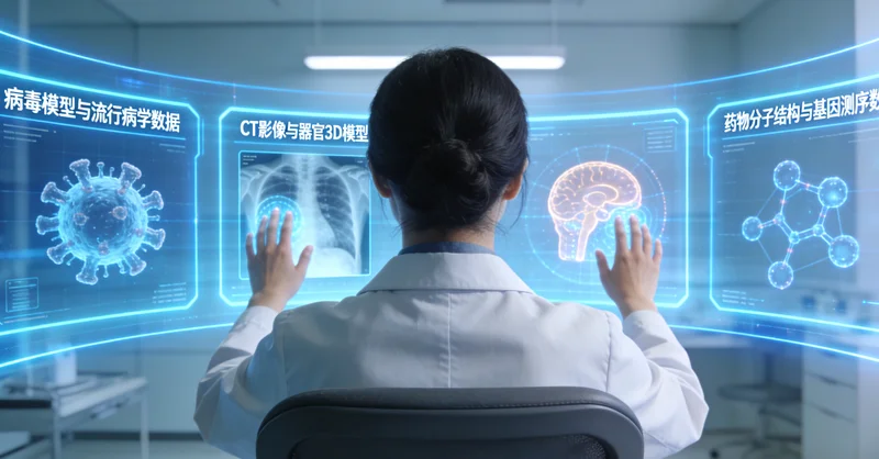 塔城医院医生为孩子进行听力测试