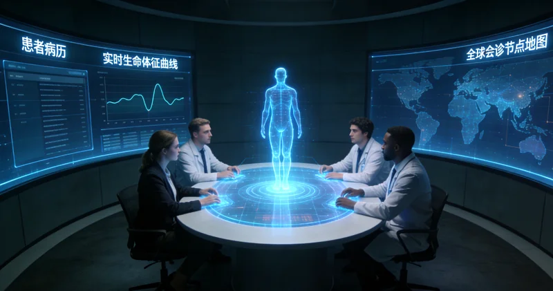 白城家庭进行遗传咨询场景