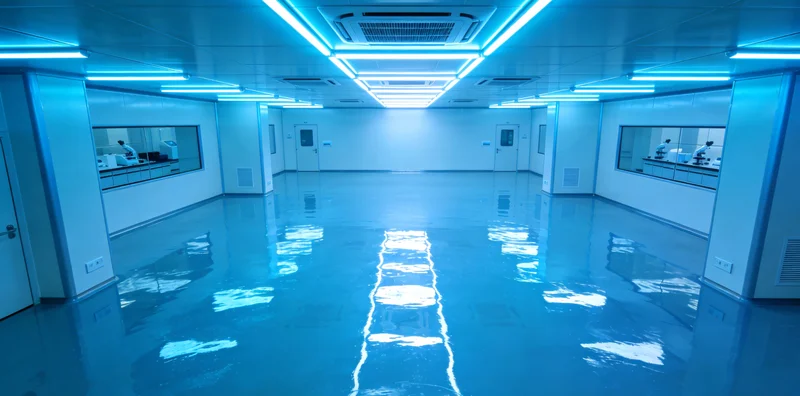 专业医学实验室内,技术人员操作