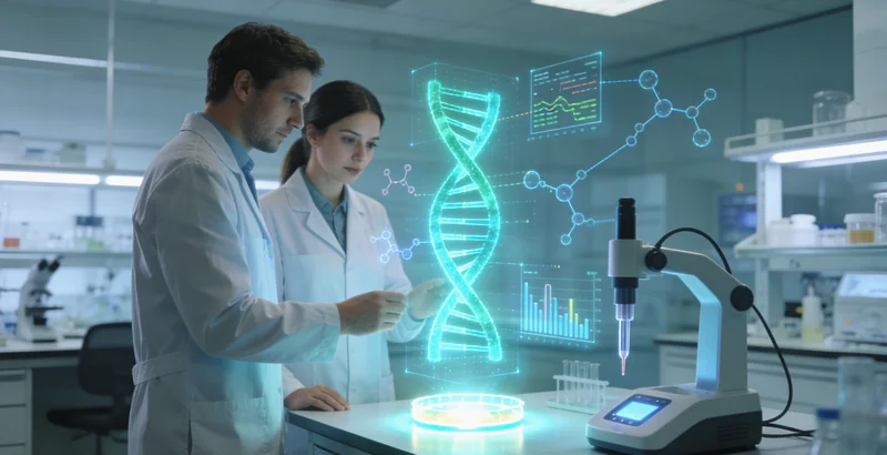 禄丰基因检测-DNA双螺旋结构