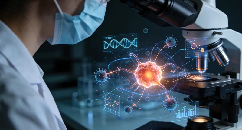 清远基因检测实验室内部工作场景