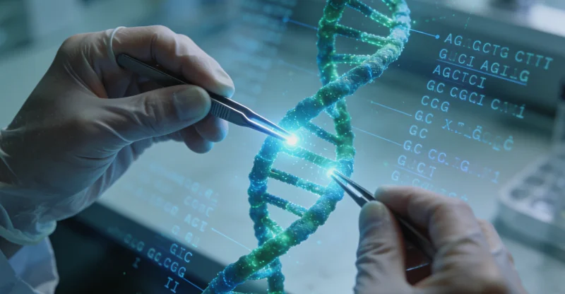 基因检测实验室内部工作场景