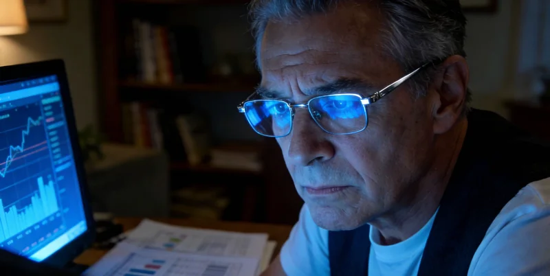 医生在办公室内，正向患者家属展