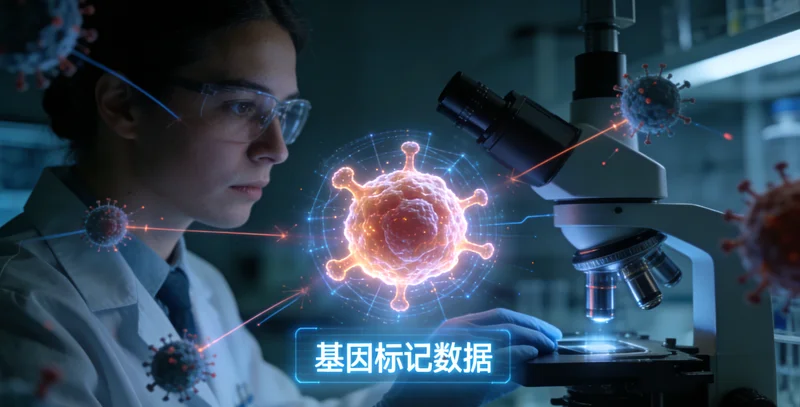 北京医院护士进行基因检测采血样