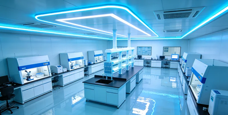 实验室技术人员正在进行呼吸道样