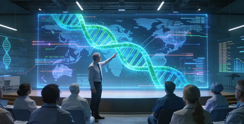 迪庆医生与患者讨论基因检测结果