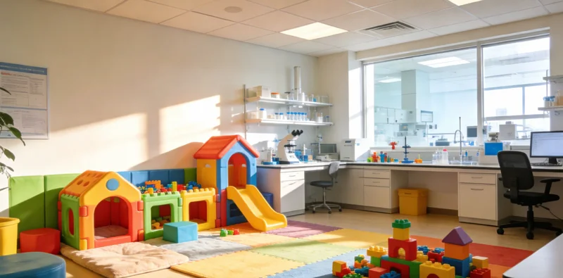 医生正在会议室共同探讨检测报告