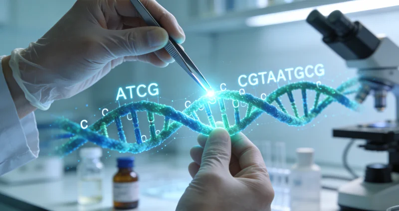 基因检测实验室内的测序仪器在工