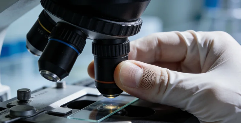 医生正在查看患者的脑部影像片子