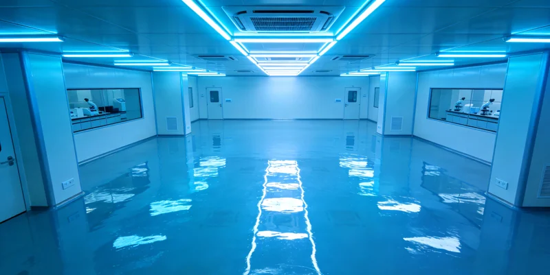 高科技医学实验室场景，展示检测