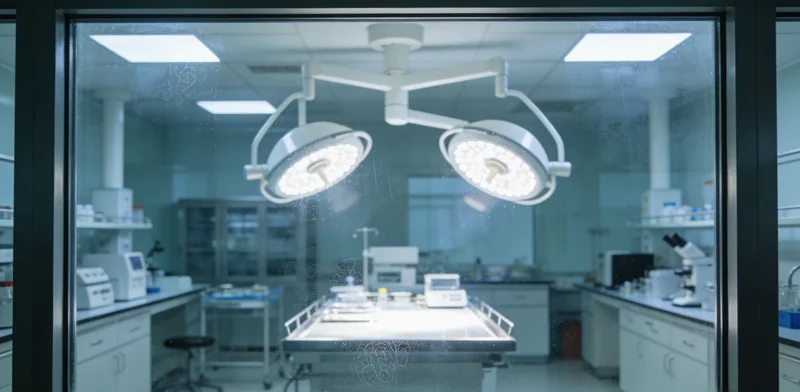 雅安本地实验室内，专业人员正在