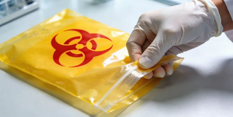 一位中年劳动者在田间望向远方,