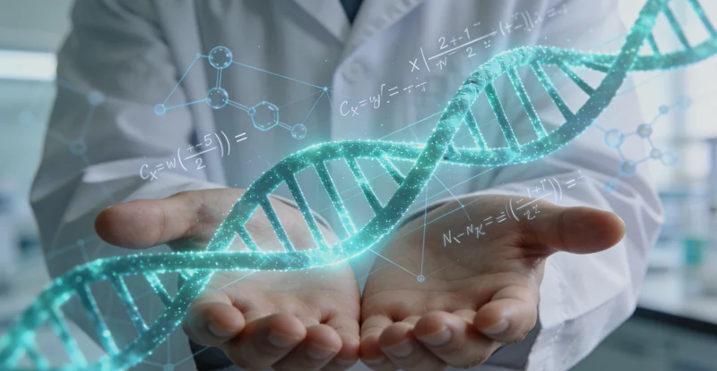 山南家庭与医生共同查看基因检测