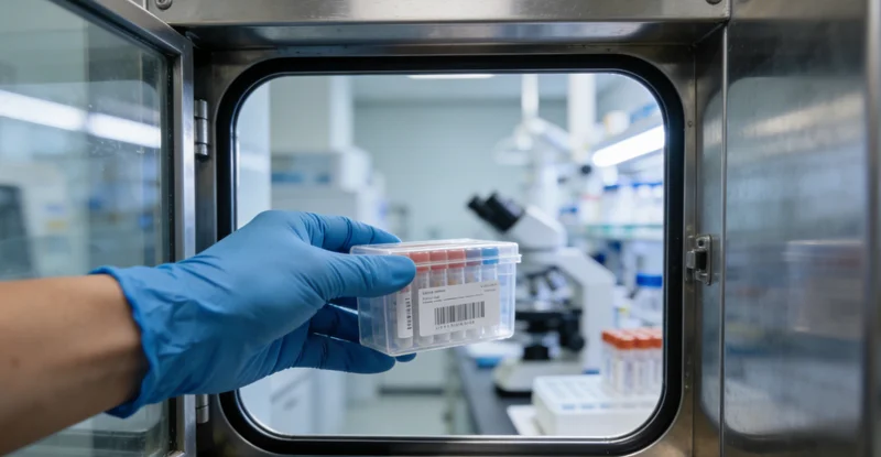 展示基因检测从样本到分析结果的