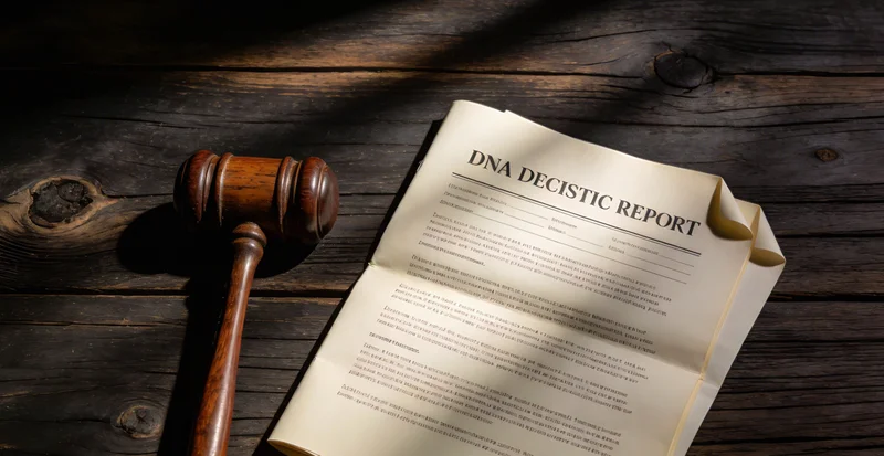 医生正在向咨询者详细解读一份专