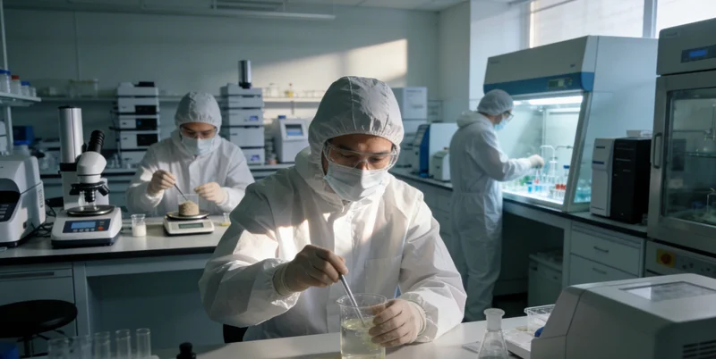 医生手持基因检测报告，正向患者