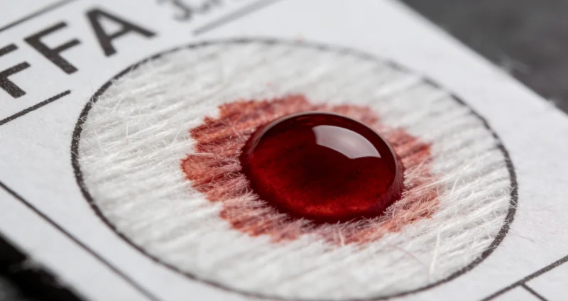 护士指导患者进行无创样本采集的