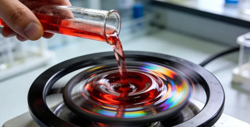 技术人员在实验室中进行血液样本