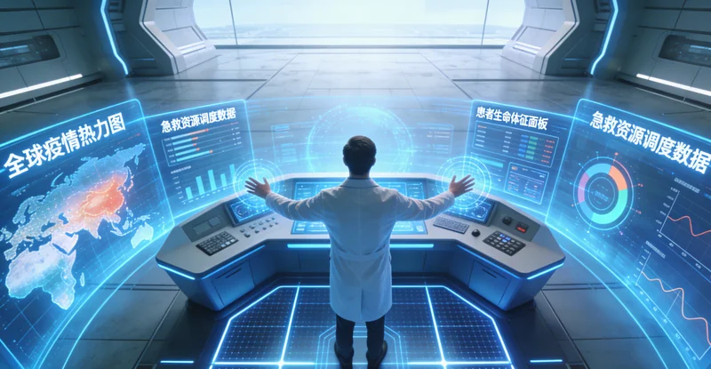 林芝快递员与医生一起查看体检报